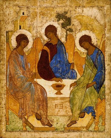 Holy Trinity (Troitsa) by Andrei Rublev