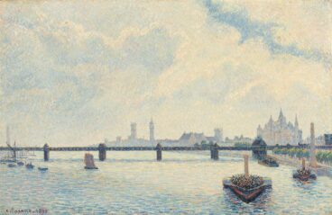 Charing Cross Bridge, London (1890) by Camille Pissarro