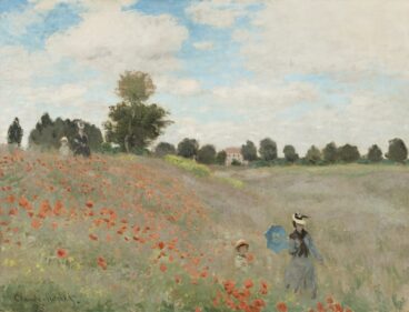 Poppy Field (1873) by Claude Monet