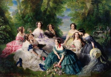 Empress Eugenie (1826-1920) Surrounded by her Ladies-in-Waiting (1855) by Franz Xaver Winterhalter