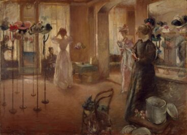 The Hat Shop (1892) by Henry Tonks