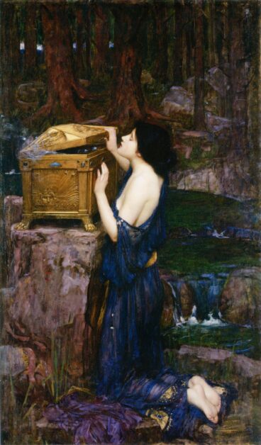 Pandora (1896) by John William Waterhouse